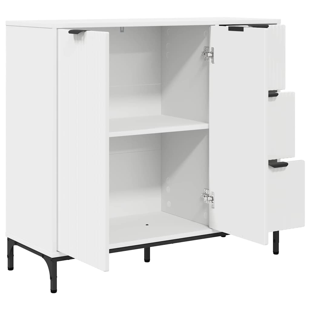 Sideboard with Drawer White 89.5 x 33 x 82 cm Engineered wood