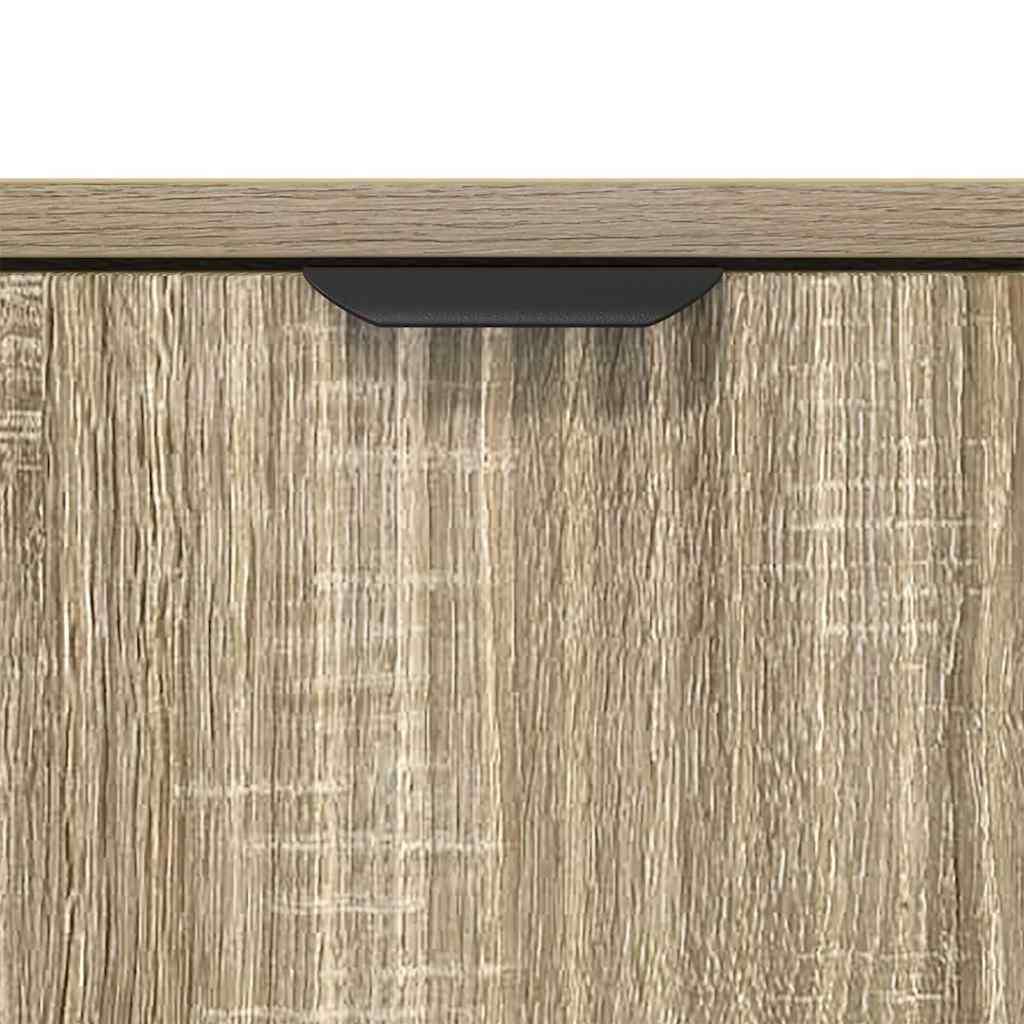 Sideboard Sonoma oak 89.5 x 33 x 82 cm Engineered wood