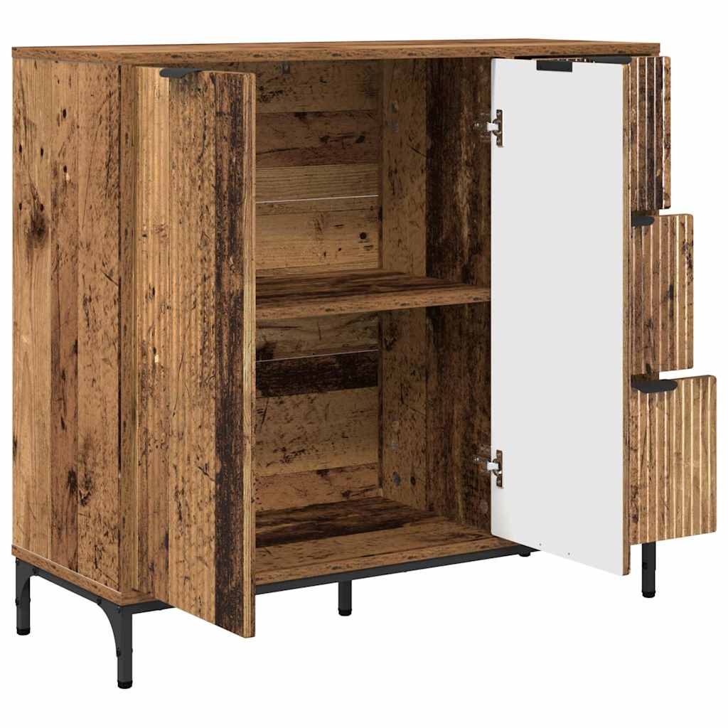 Sideboard Old wood 89.5 x 33 x 82 cm Engineered wood