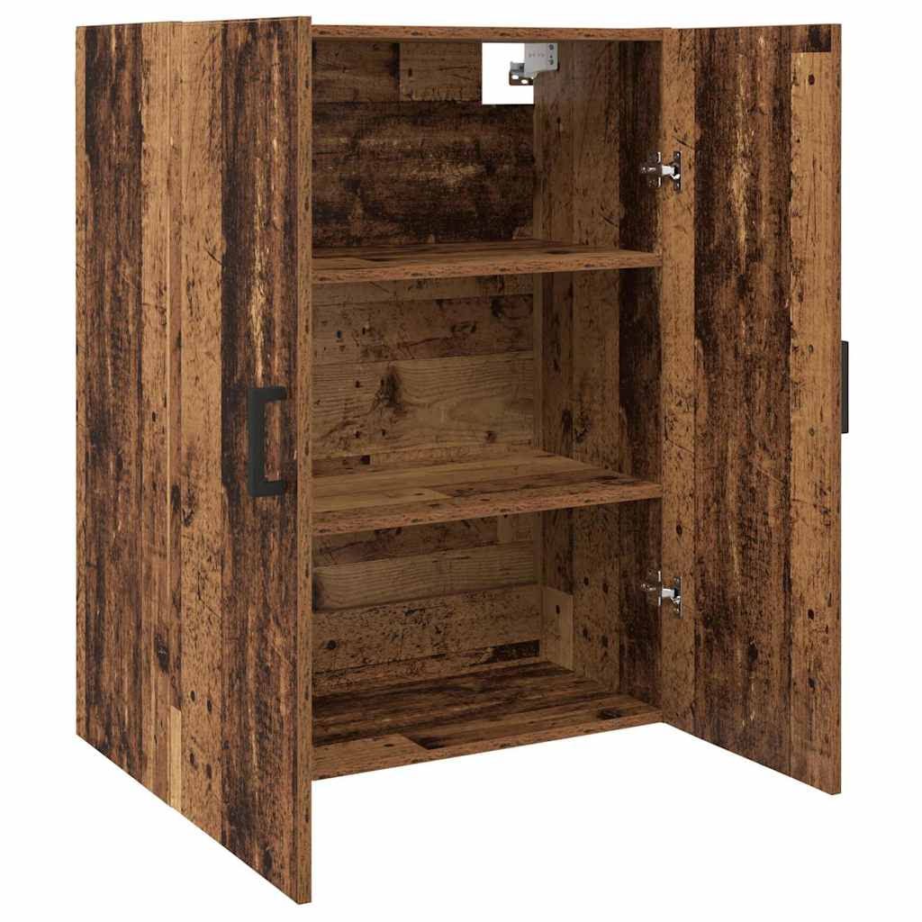 Wall Mounted Cabinets 2 pcs Old wood 69.5 x 34 x 90 cm