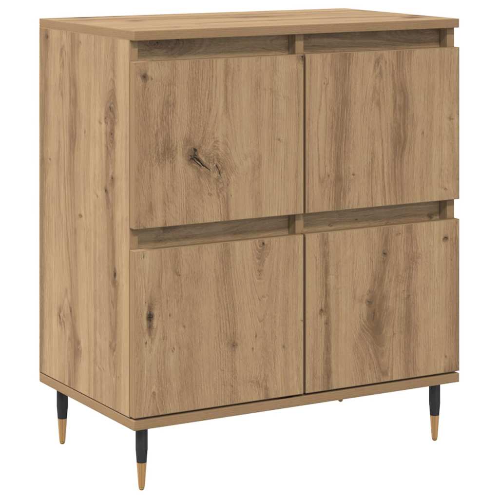 Sideboards 3 pcs Artisan oak 180 x 35 x 70 cm Engineered wood