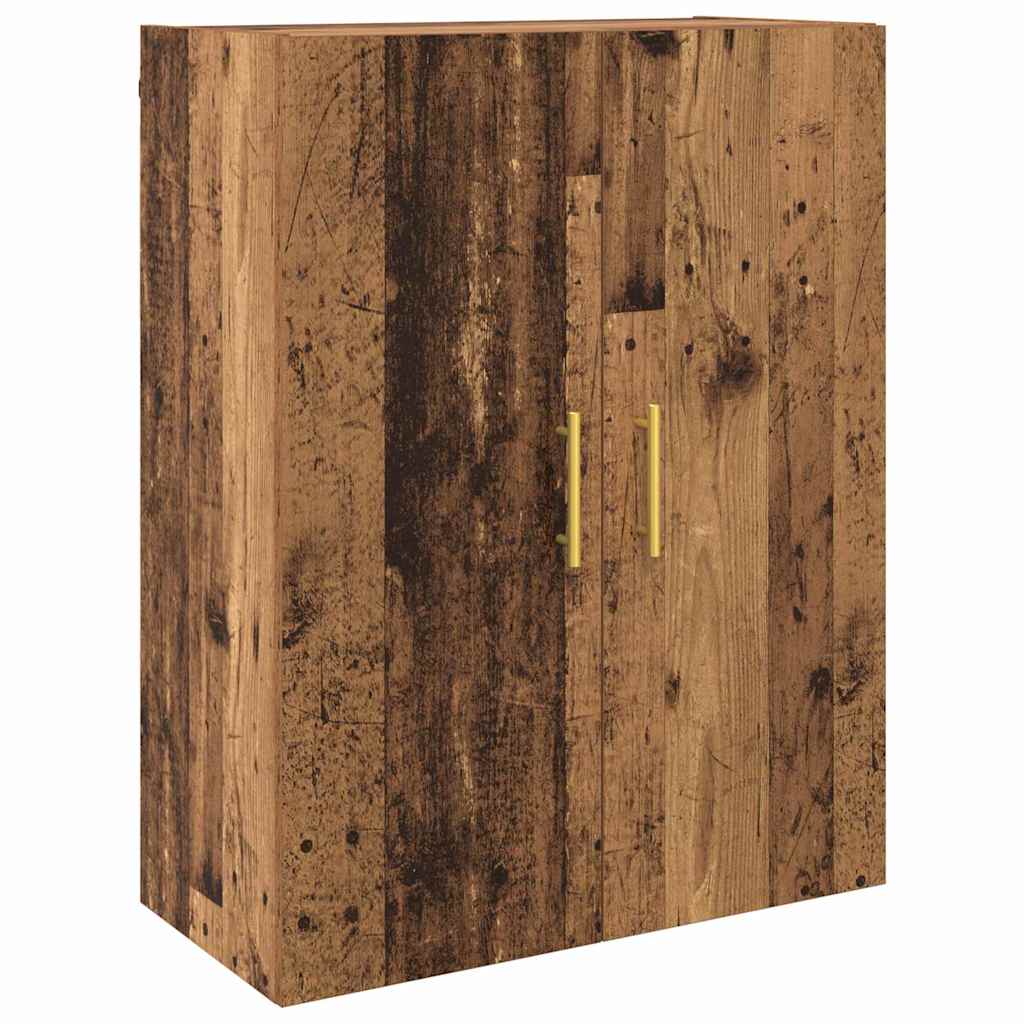 Wall Mounted Cabinets 2 pcs Old wood 69.5 x 34 x 90 cm