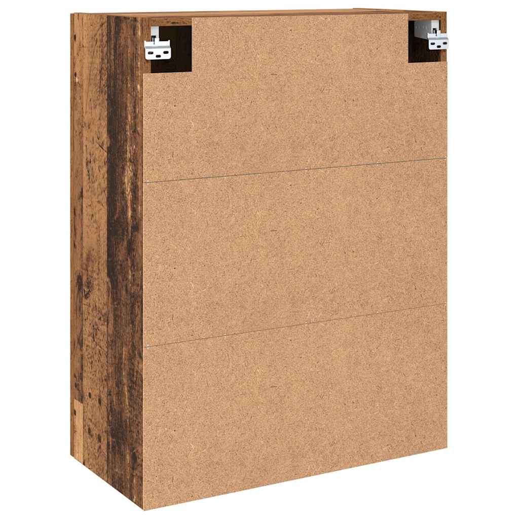 Wall Mounted Cabinets 2 pcs Old wood 69.5 x 34 x 90 cm