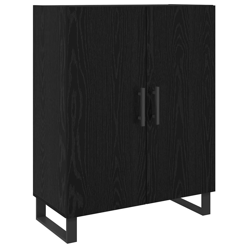 Highboard Black oak 69.5 x 34 x 90 cm Engineered wood