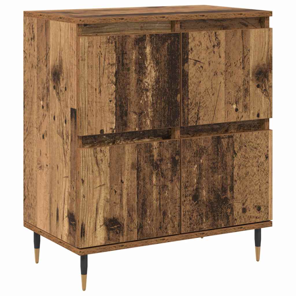 Sideboards 2 pcs Old wood 120 x 35 x 70 cm Engineered wood