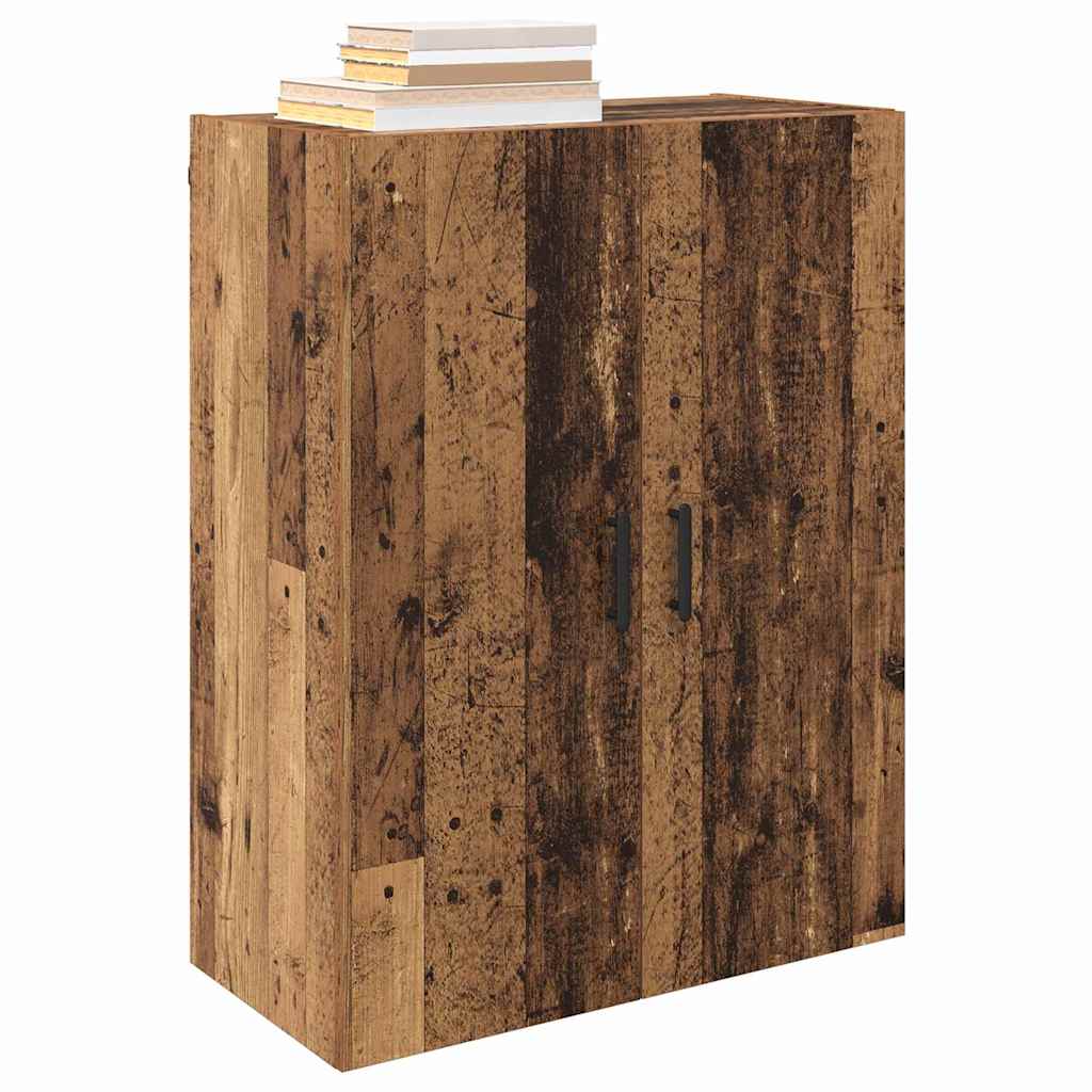 Wall Mounted Cabinets 2 pcs Old wood 69.5 x 34 x 90 cm