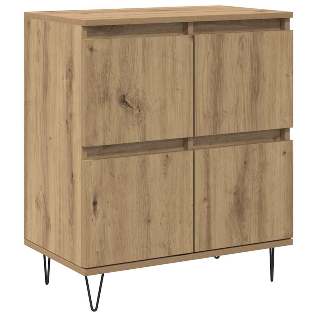 Sideboards 2 pcs Artisan oak 120 x 35 x 70 cm Engineered wood