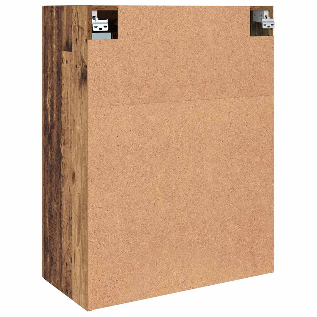 Wall Mounted Cabinets 2 pcs Old wood 69.5 x 34 x 90 cm