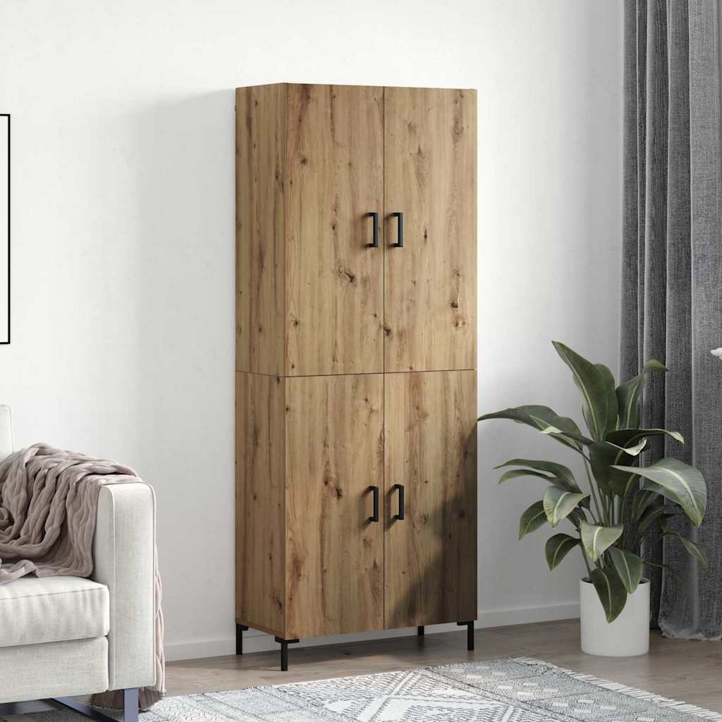 Highboard Artisan oak 69.5 x 34 x 180 cm Engineered wood