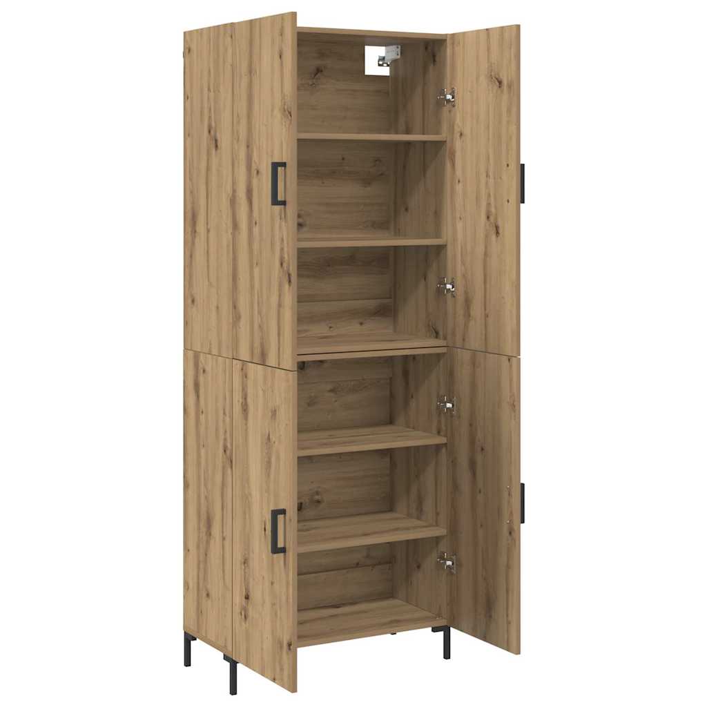 Highboard Artisan oak 69.5 x 34 x 180 cm Engineered wood