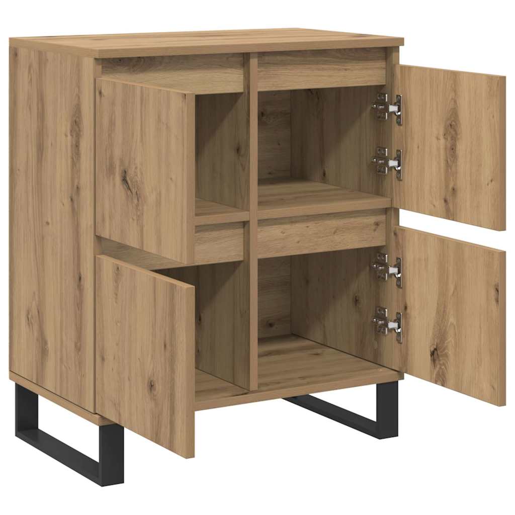 Sideboards 2 pcs Artisan oak 120 x 35 x 70 cm Engineered wood