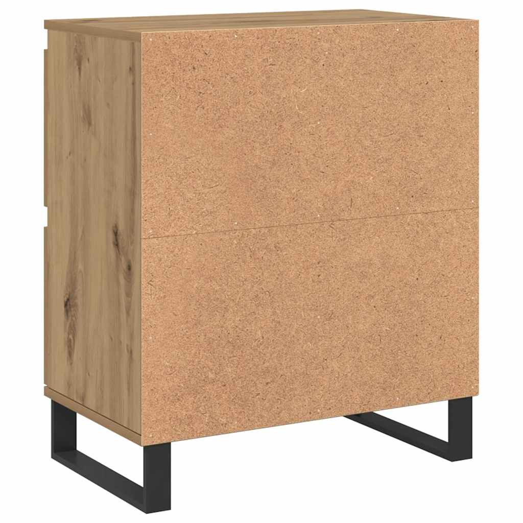 Sideboards 2 pcs Artisan oak 120 x 35 x 70 cm Engineered wood