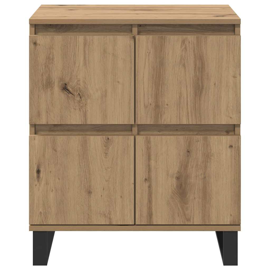 Sideboards 2 pcs Artisan oak 120 x 35 x 70 cm Engineered wood