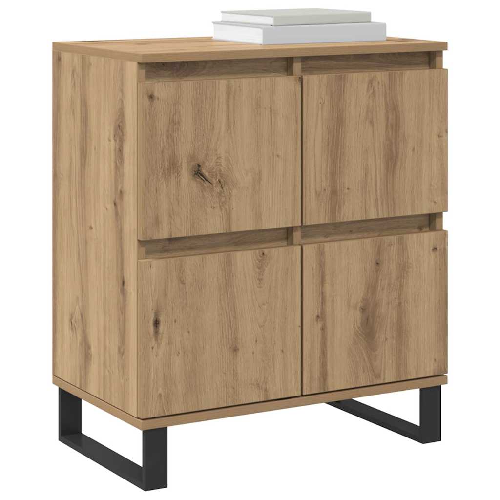 Sideboards 2 pcs Artisan oak 120 x 35 x 70 cm Engineered wood