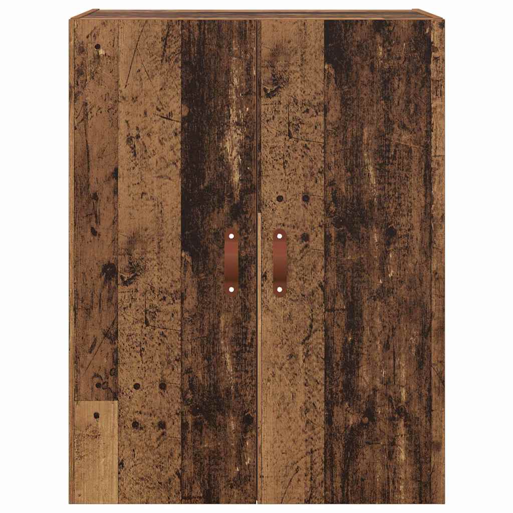 Wall Mounted Cabinets 2 pcs Old wood 69.5 x 34 x 90 cm