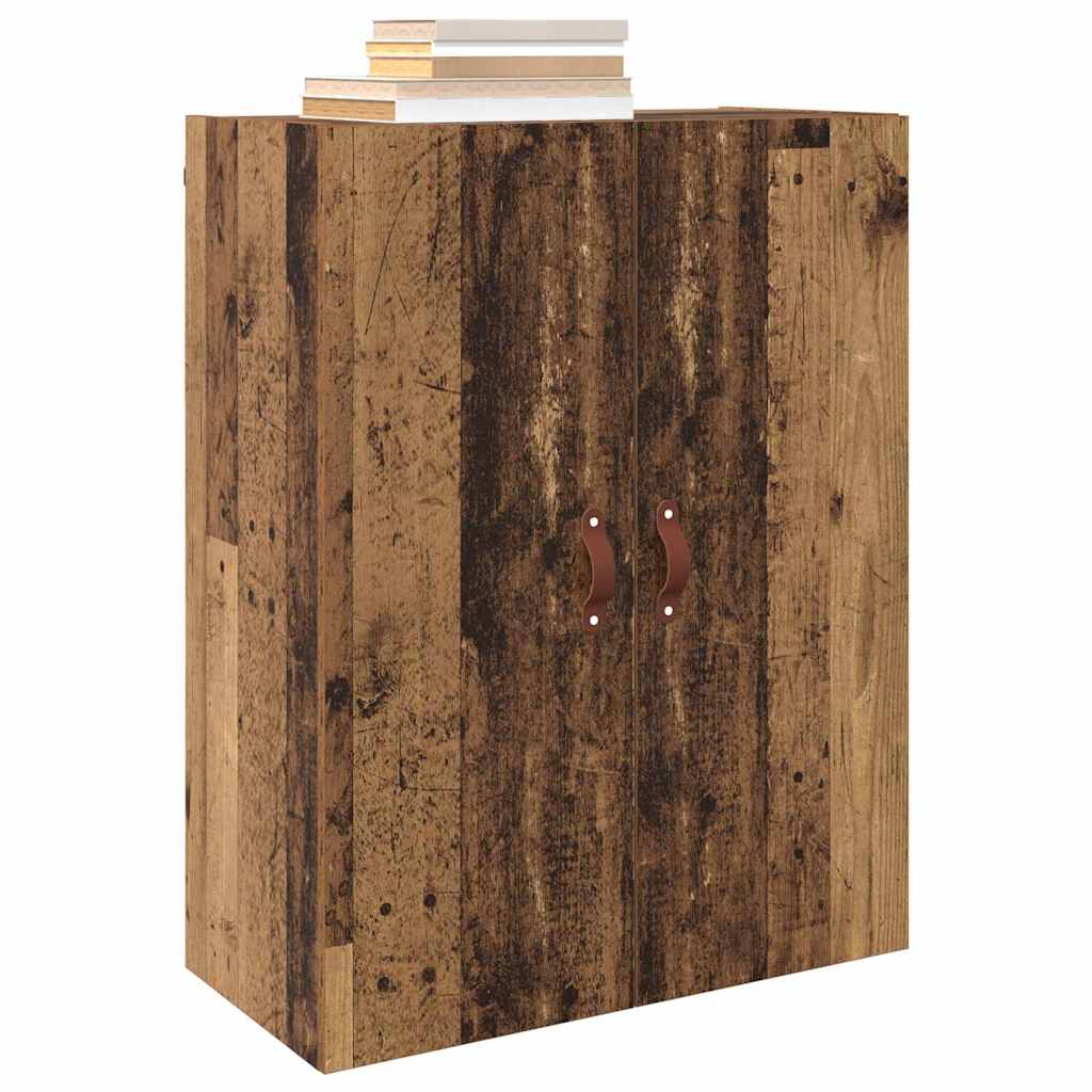 Wall Mounted Cabinets 2 pcs Old wood 69.5 x 34 x 90 cm