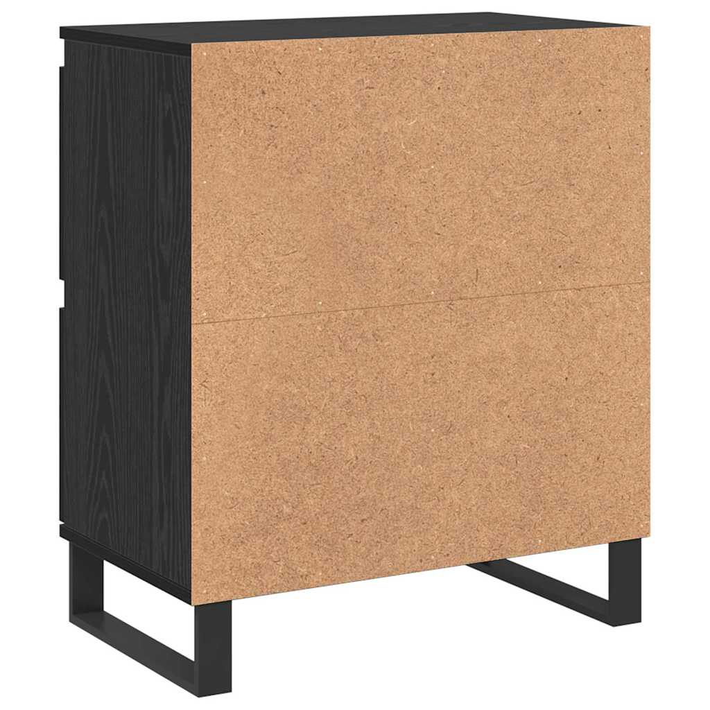 Sideboards 3 pcs Black oak 180 x 35 x 70 cm Engineered wood