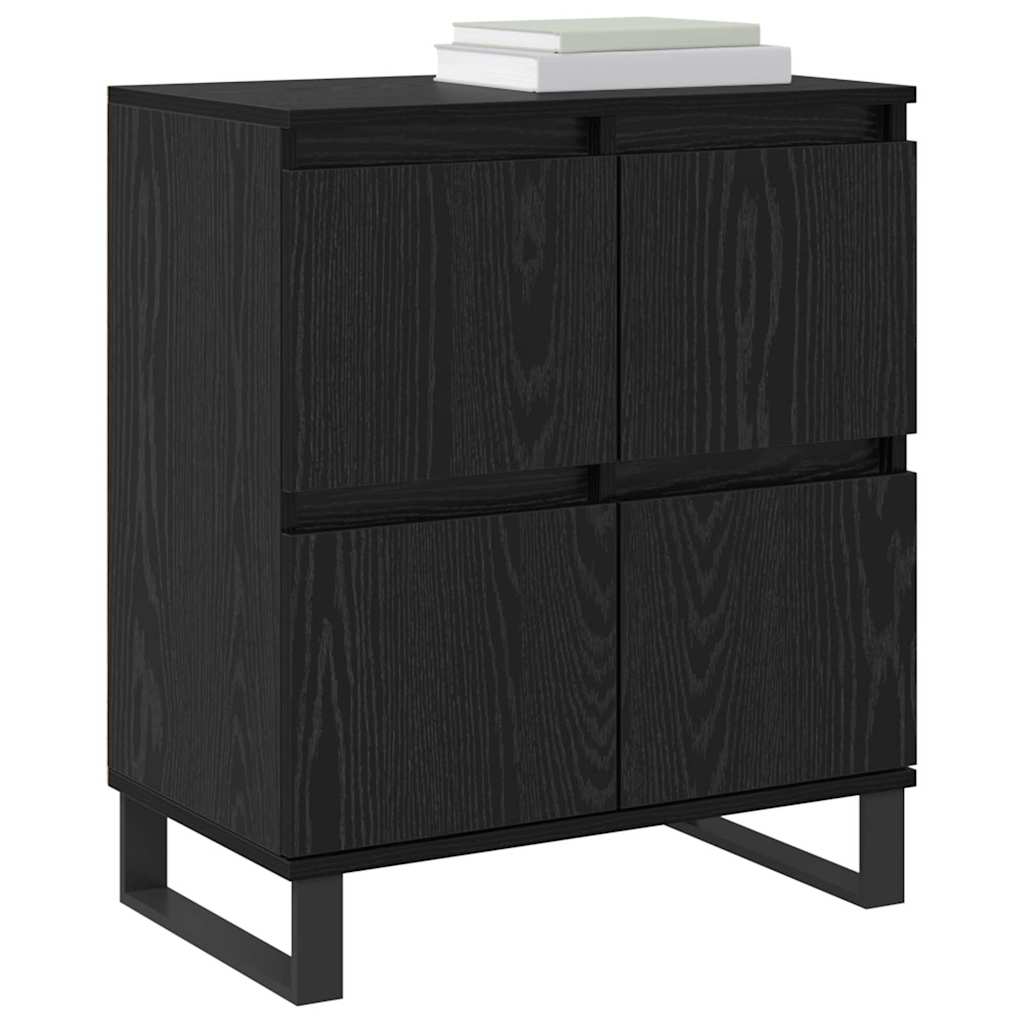 Sideboards 3 pcs Black oak 180 x 35 x 70 cm Engineered wood