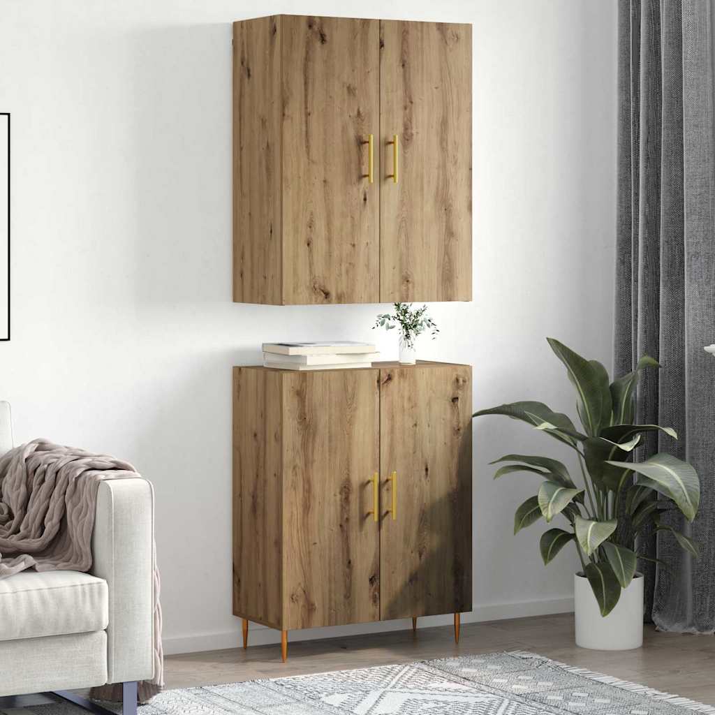 Highboard Artisan oak 69.5 x 34 x 180 cm Engineered wood