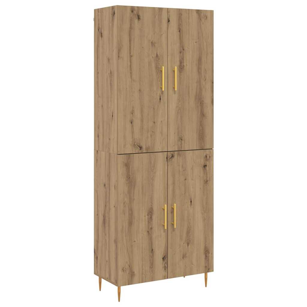 Highboard Artisan oak 69.5 x 34 x 180 cm Engineered wood