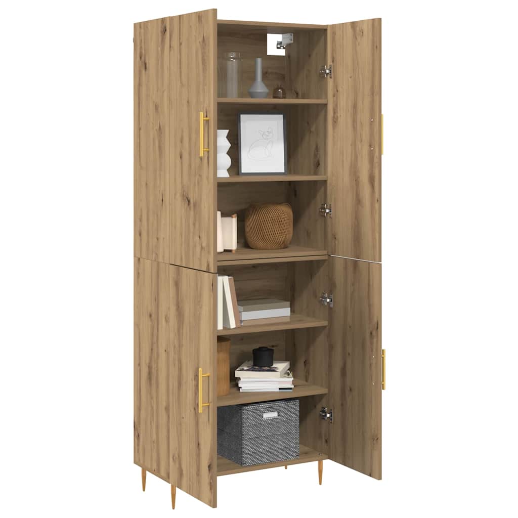 Highboard Artisan oak 69.5 x 34 x 180 cm Engineered wood