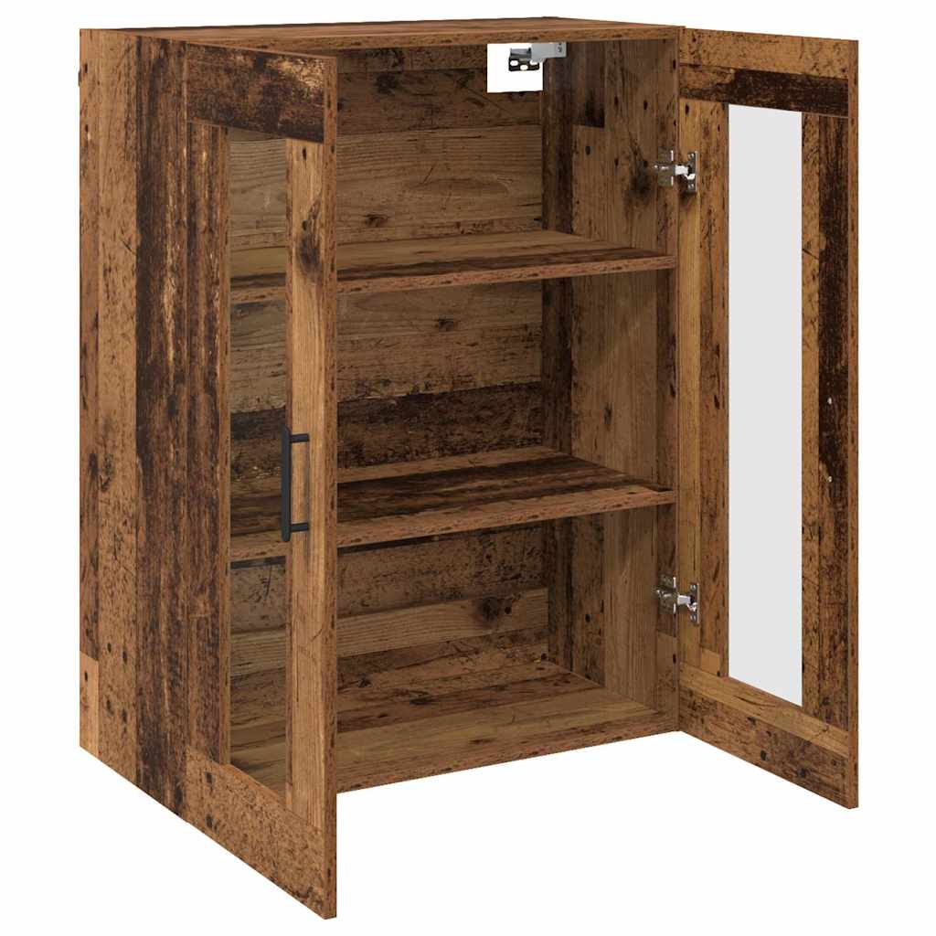 Wall Mounted Cabinets 2 pcs Old wood 69.5 x 34 x 90 cm