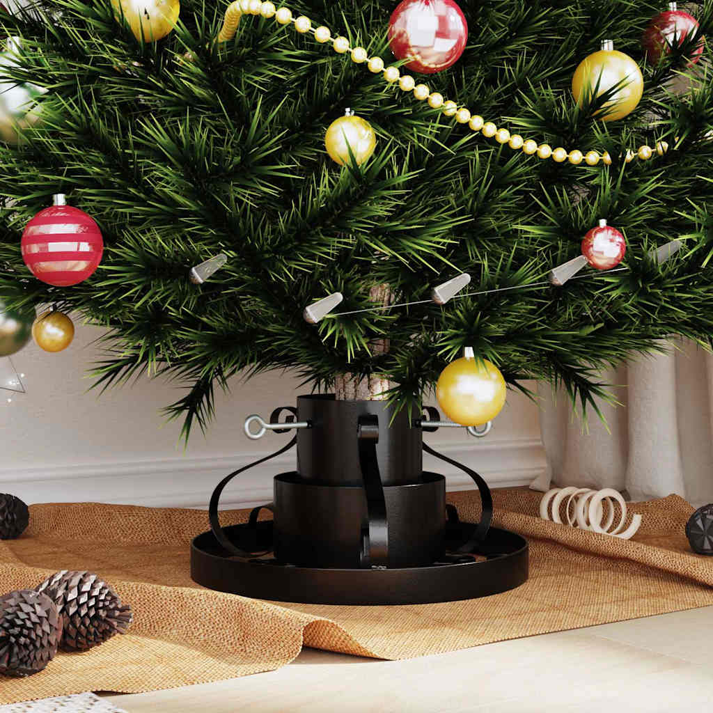 Christmas Tree Stand Black 40 X 40 X 21 Cm Steel