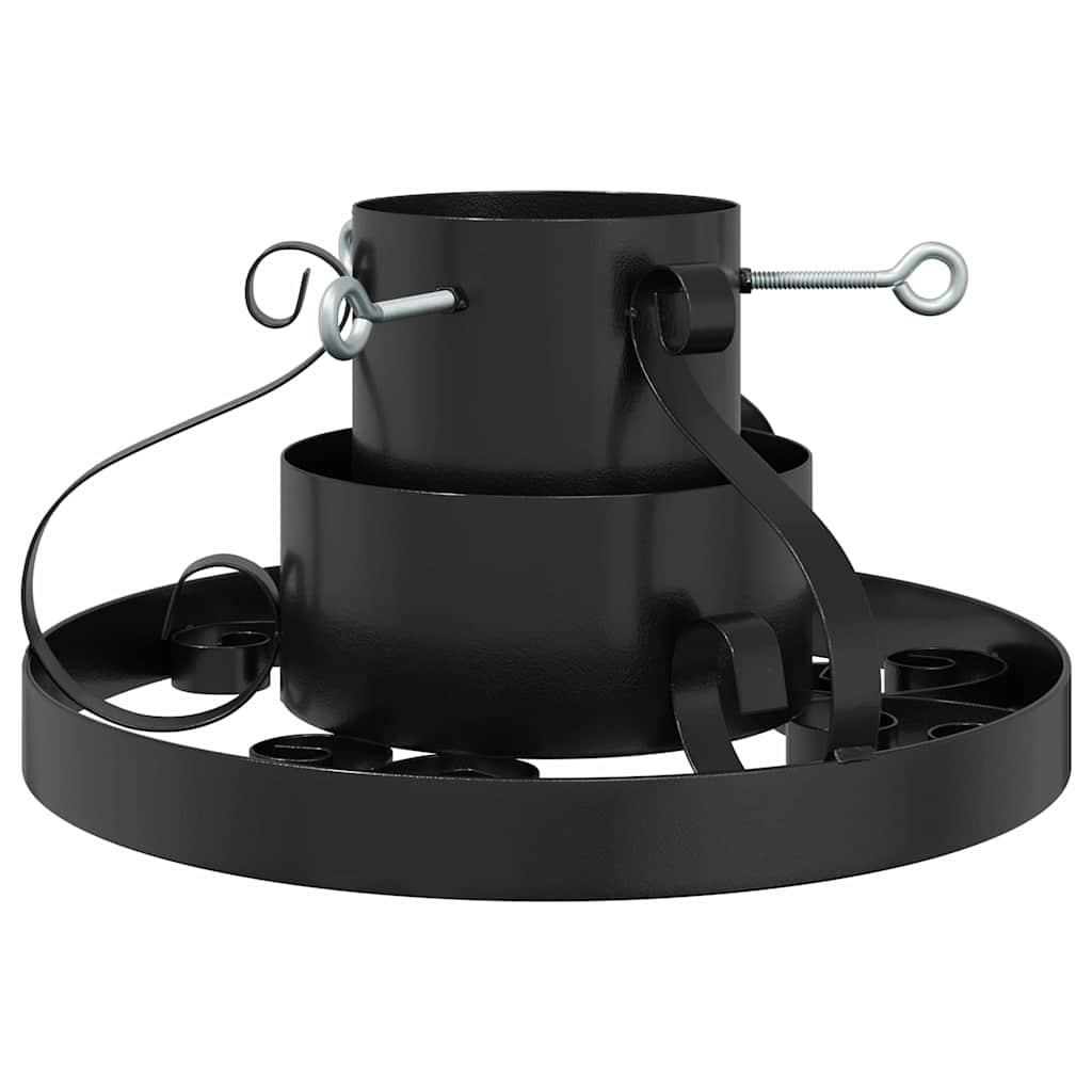 Christmas Tree Stand Black 40 X 40 X 21 Cm Steel