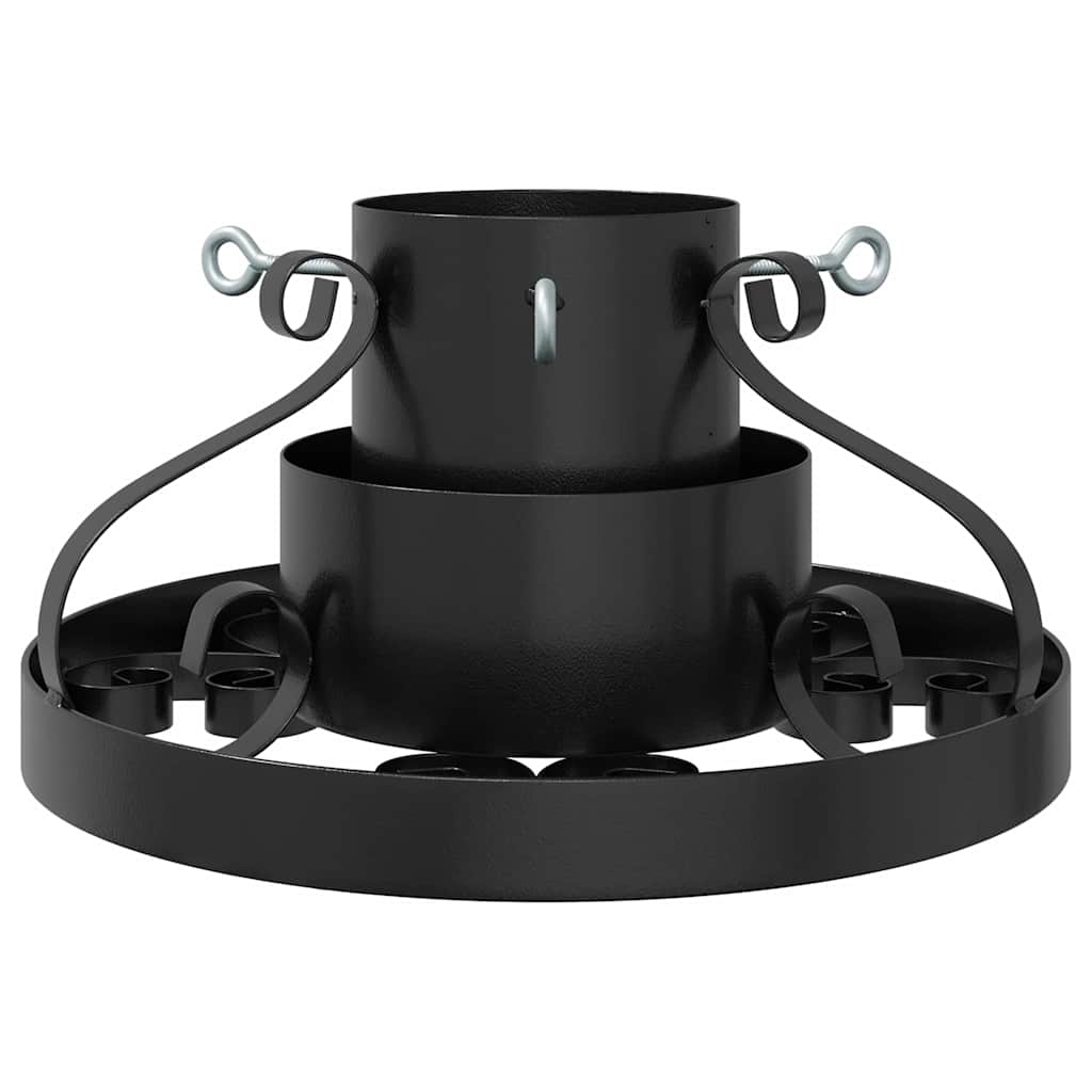 Christmas Tree Stand Black 40 X 40 X 21 Cm Steel