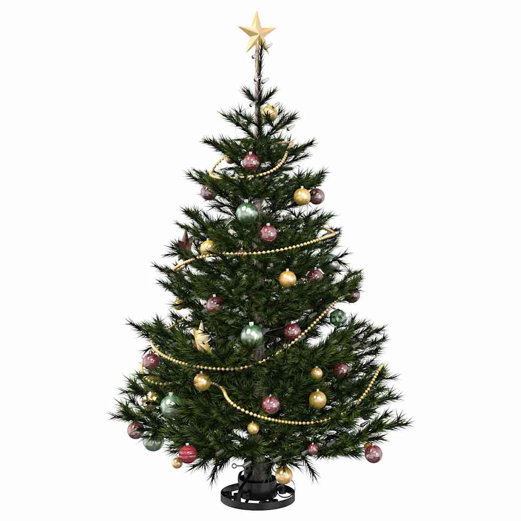Christmas Tree Stand Black 40 X 40 X 21 Cm Steel