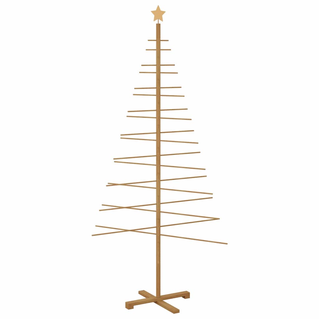 Wooden Christmas Tree With Stand Bamboo