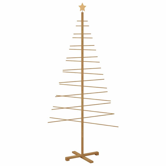 Wooden Christmas Tree With Stand Bamboo