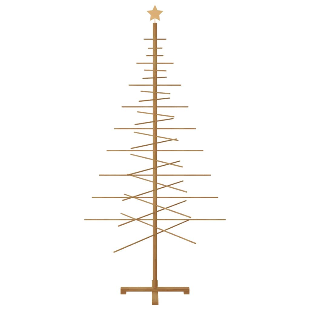 Wooden Christmas Tree With Stand Bamboo