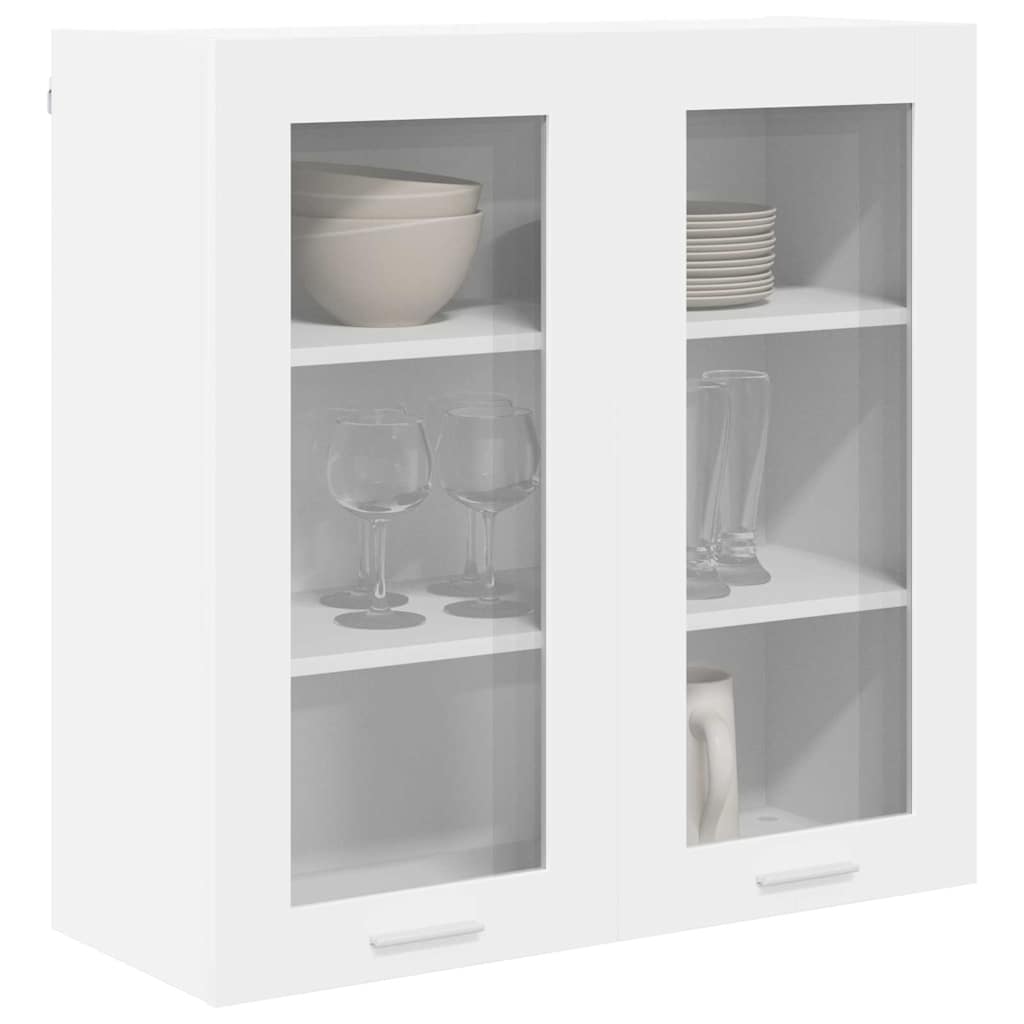 Hanging cabinet Riga White 80 x 31 x 80 cm Engineered Wood