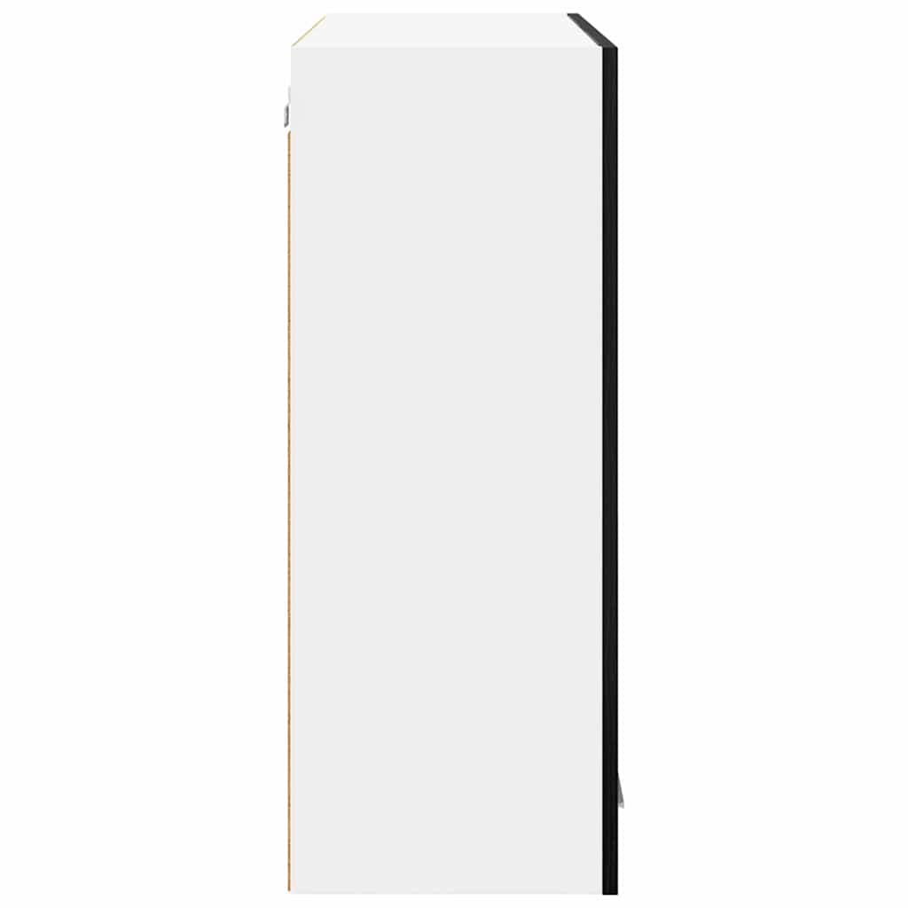 Hanging cabinet Riga Black Oak 80 x 31 x 80 cm Engineered Wood