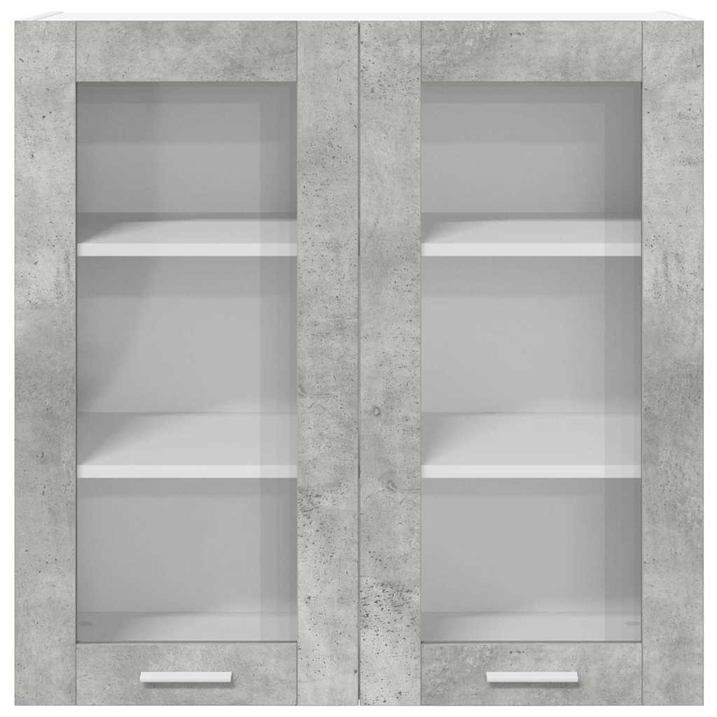 Hanging cabinet with Shelf Riga Concrete Grey 80 x 31 x 80 cm