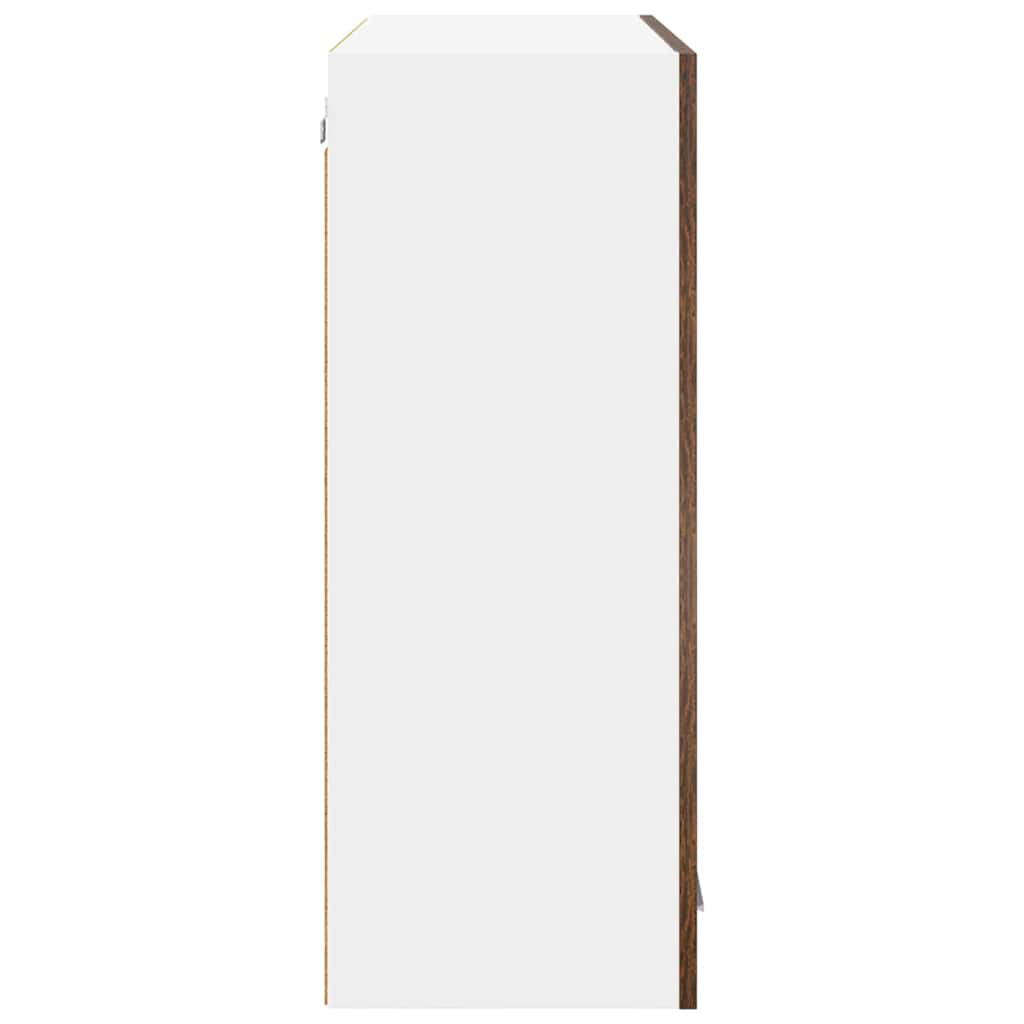 Hanging cabinet Riga Smoked Oak 80 x 31 x 80 cm Engineered Wood