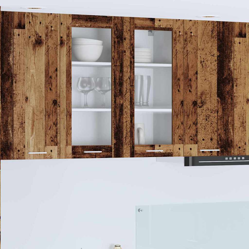 Hanging cabinet Riga Old Wood 80 x 31 x 80 cm Engineered Wood