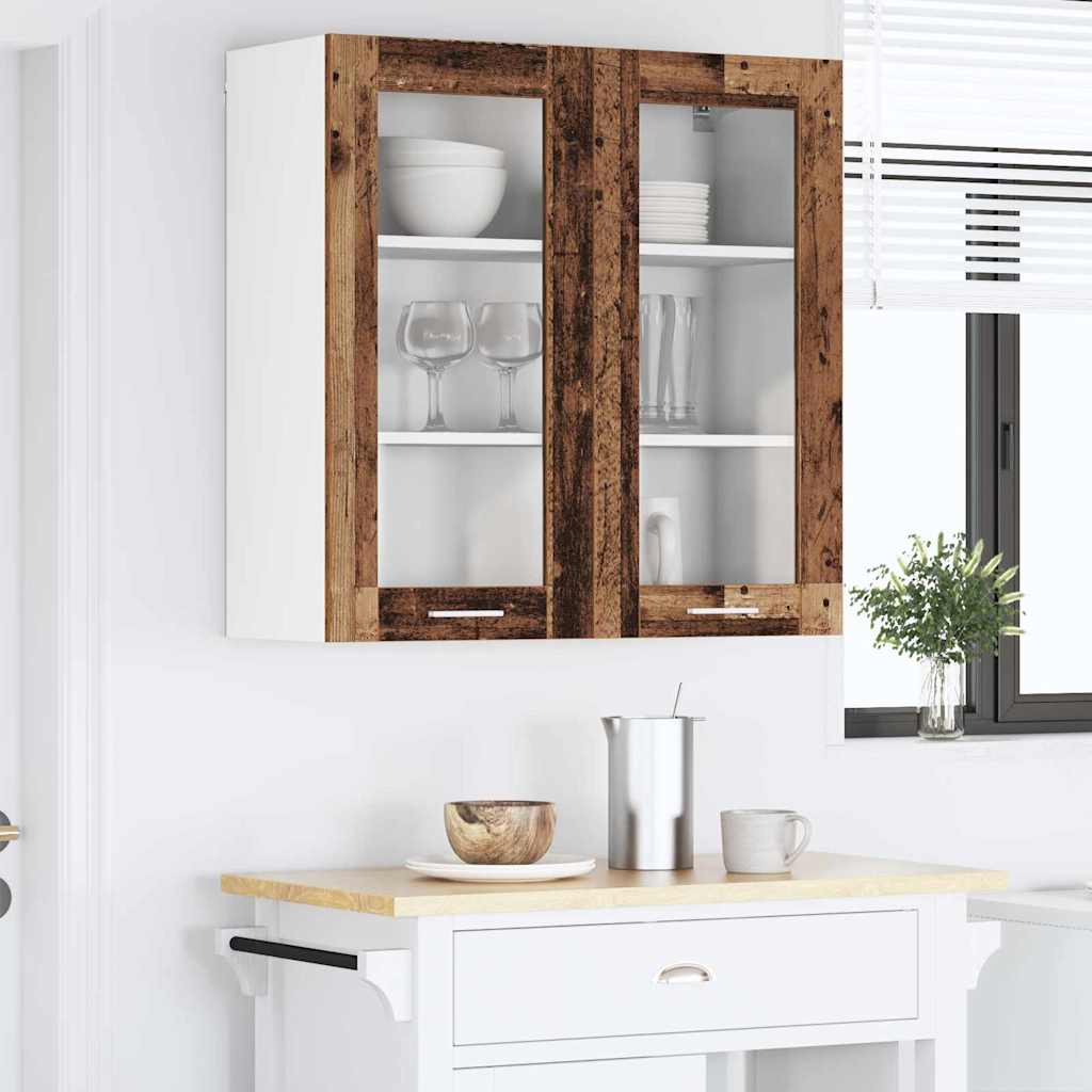Hanging cabinet Riga Old Wood 80 x 31 x 80 cm Engineered Wood