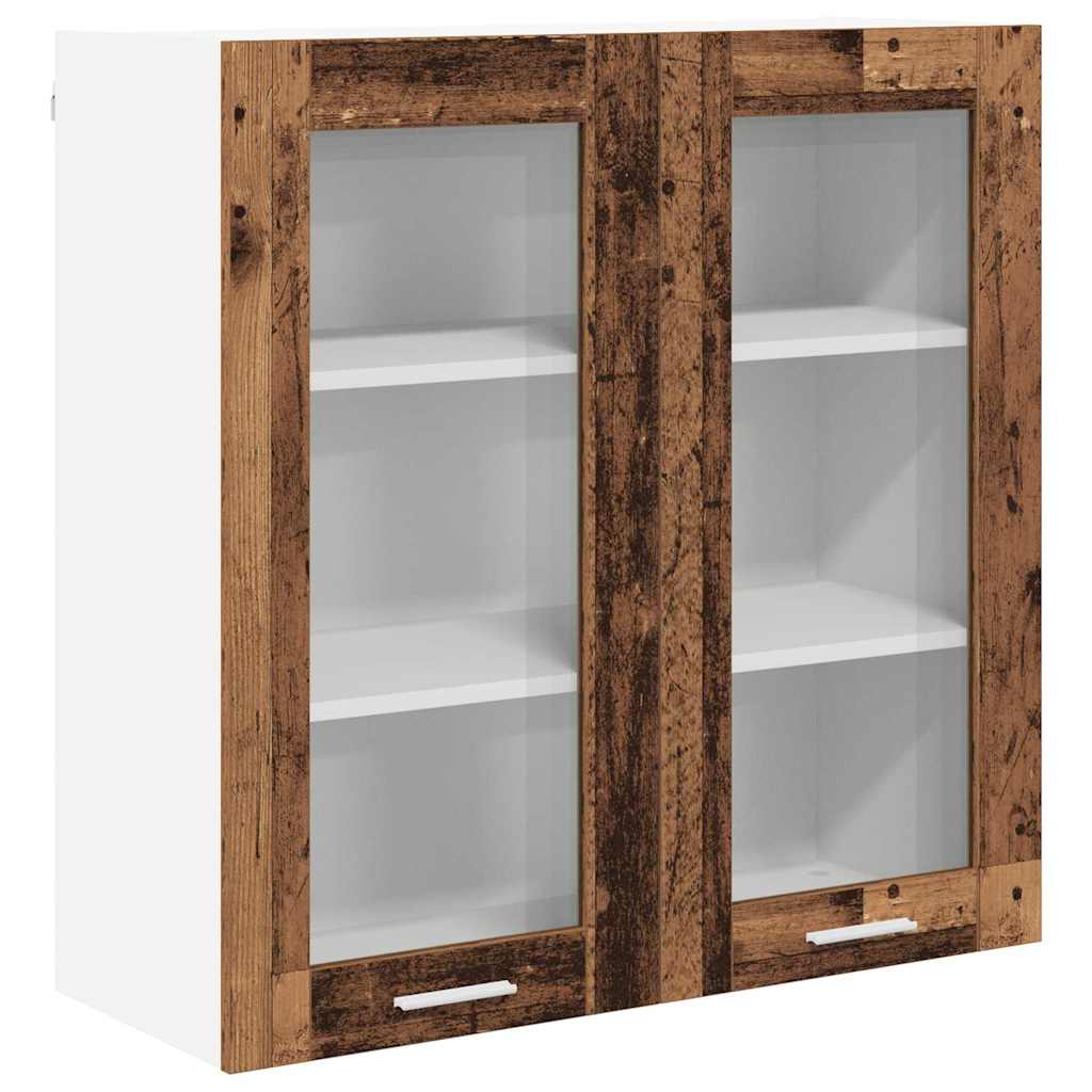 Hanging cabinet Riga Old Wood 80 x 31 x 80 cm Engineered Wood