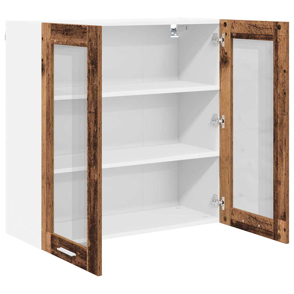 Hanging cabinet Riga Old Wood 80 x 31 x 80 cm Engineered Wood