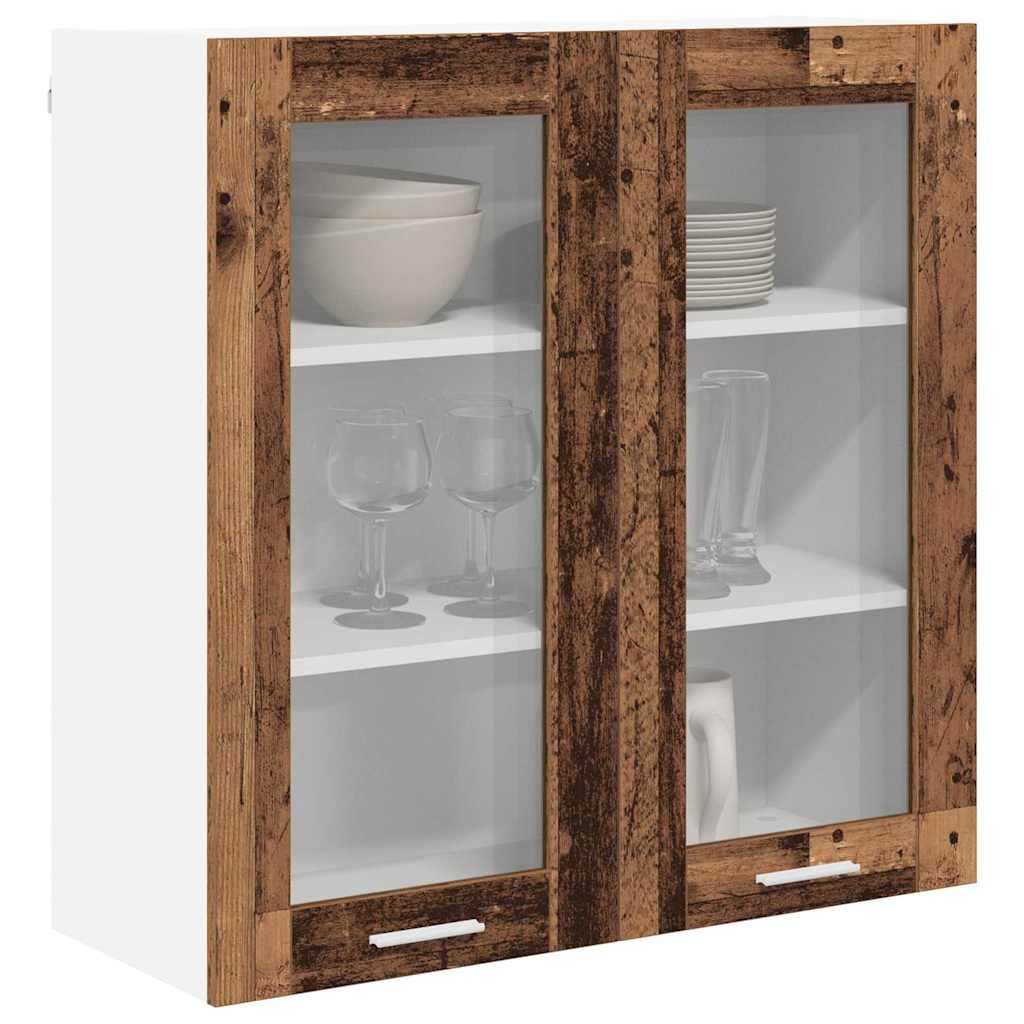 Hanging cabinet Riga Old Wood 80 x 31 x 80 cm Engineered Wood