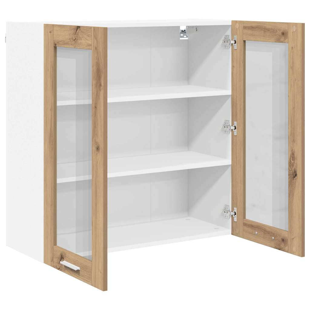 Hanging cabinet with Shelf Riga Artisan Oak 80 x 31 x 80 cm