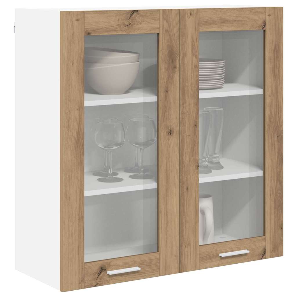 Hanging cabinet with Shelf Riga Artisan Oak 80 x 31 x 80 cm