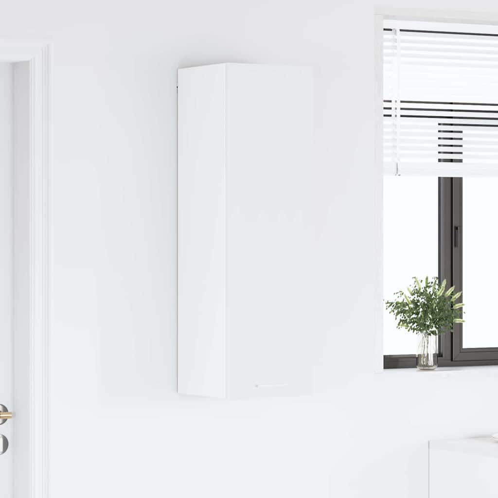 Hanging cabinet Riga White 30 x 31 x 100 cm Engineered Wood