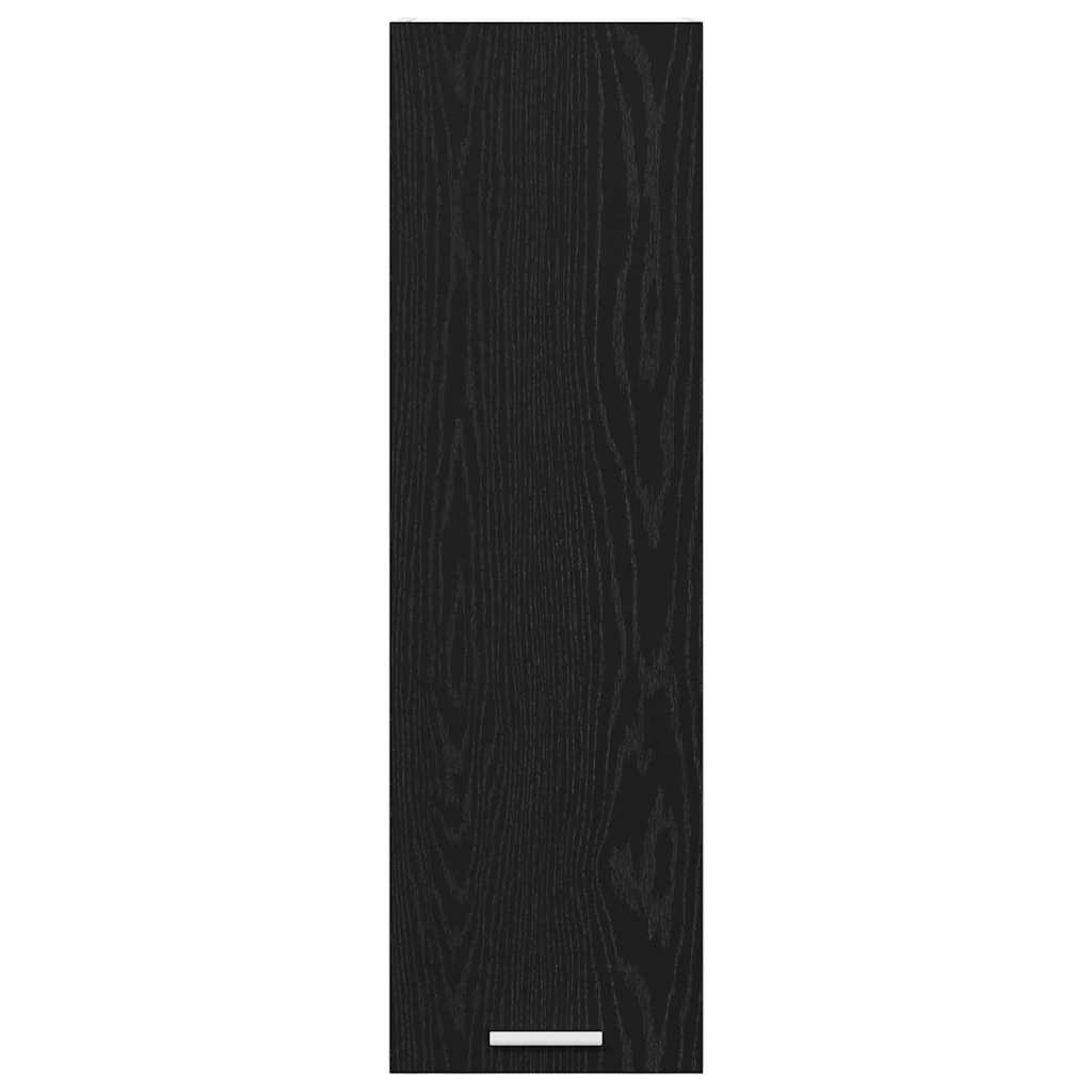 Hanging cabinet Riga Black Oak 30 x 31 x 100 cm Engineered Wood