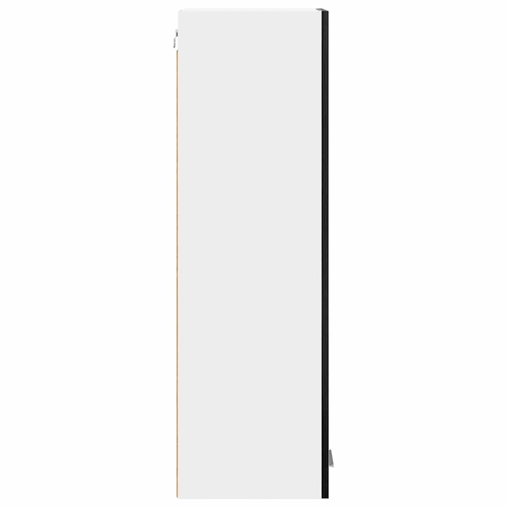 Hanging cabinet Riga Black Oak 30 x 31 x 100 cm Engineered Wood