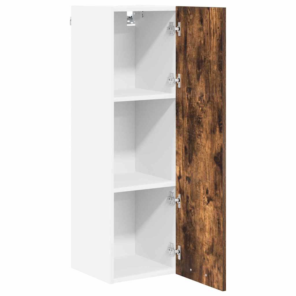 Hanging cabinet with Shelf Riga Smoked Oak 30 x 31 x 100 cm