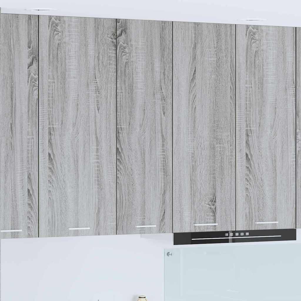 Hanging cabinet with Shelf Riga Grey Sonoma 30 x 31 x 100 cm