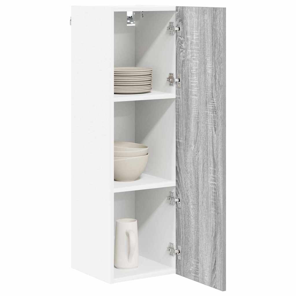 Hanging cabinet with Shelf Riga Grey Sonoma 30 x 31 x 100 cm